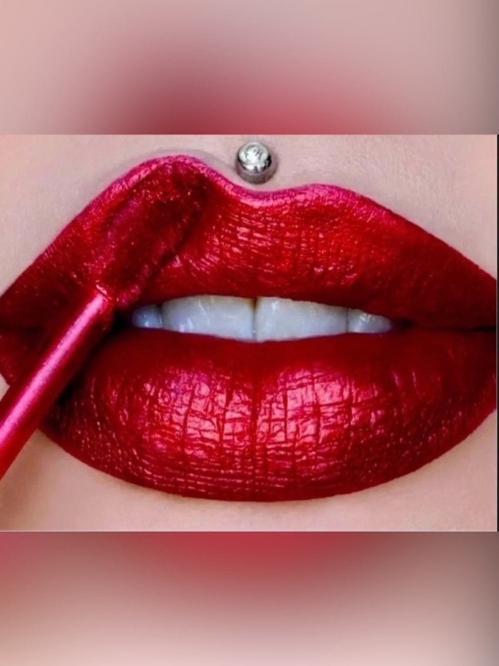 Jeffree Star MYSTERY STOCKING Metallic Crimson Red Liquid Lipstick